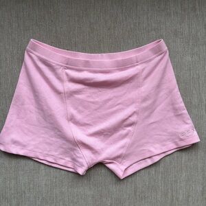 prix light pastel pink ribbed stretchy tight lounge shorts💕